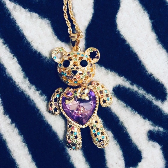 Teddy Bear Necklace - Picture 1 of 2